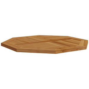 Teak Tischplatte 80x80 cm Achteckig