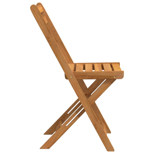 vidaXL Chaises de bistrot pliantes 6 pcs Bois d'acacia massif