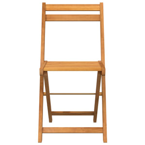 vidaXL Chaises de bistrot pliantes 8 pcs. Bois d'acacia massif
