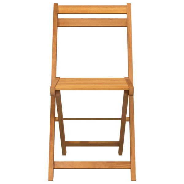 vidaXL Chaises de bistrot pliantes 8 pcs. Bois d'acacia massif