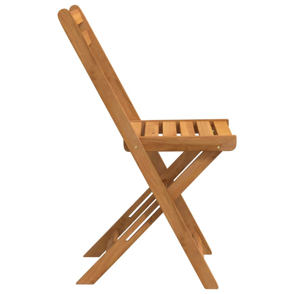 vidaXL Chaises de bistrot pliantes 8 pcs. Bois d'acacia massif
