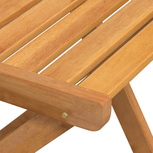 vidaXL Chaises de bistrot pliantes 8 pcs. Bois d'acacia massif