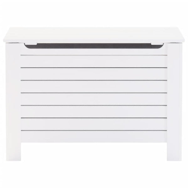 Weiße Kiefernholz Truhe RANA 100 cm