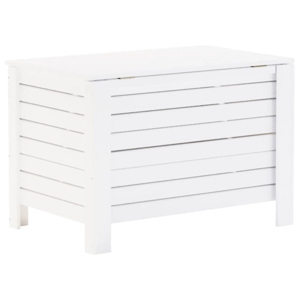 Weiße Kiefernholz Truhe RANA 100 cm