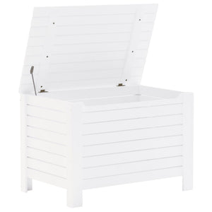 Weiße Kiefernholz Truhe RANA 100 cm