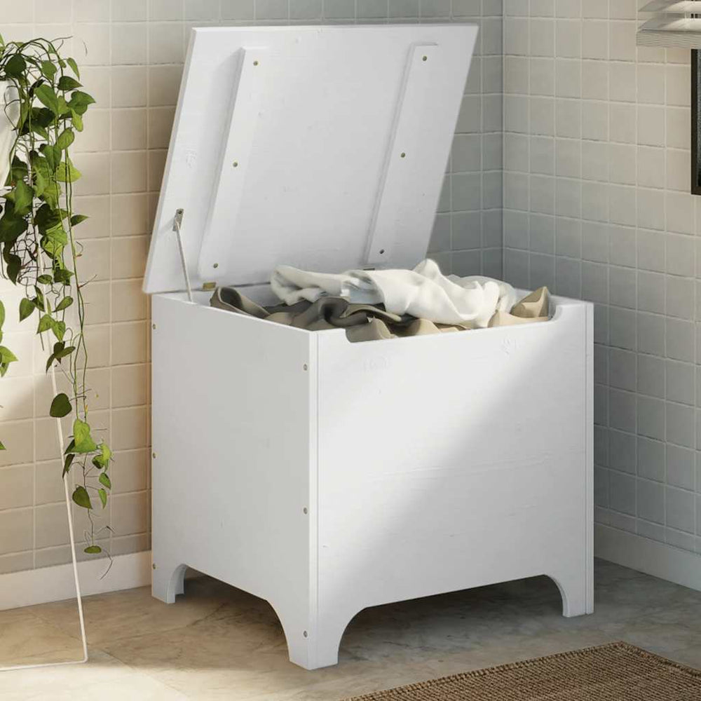 Truhe RANA Weiß Kiefer Massivholz 60cm