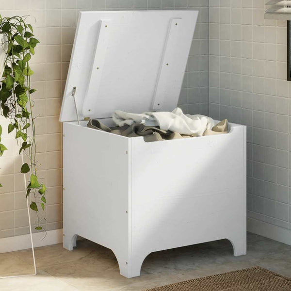 Truhe RANA Weiß Kiefer Massivholz 60cm