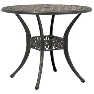 3-tlg. Bistro-Set Bronzefarben