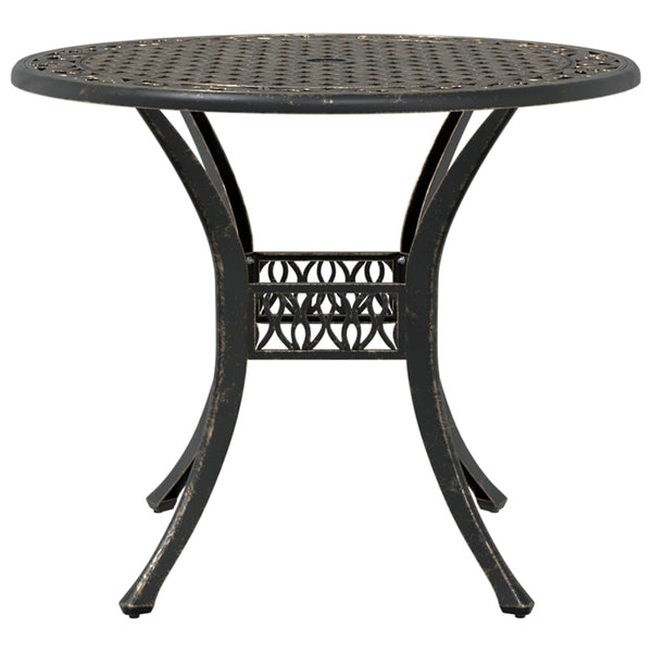 3-tlg. Bistro-Set Bronzefarben