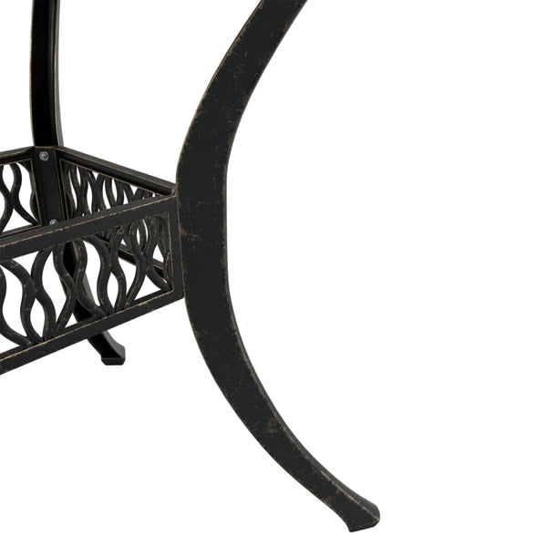 3-tlg. Bistro-Set Bronzefarben