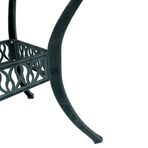 vidaXL Ensemble bistro 3 pcs. Vert en fonte d'aluminium