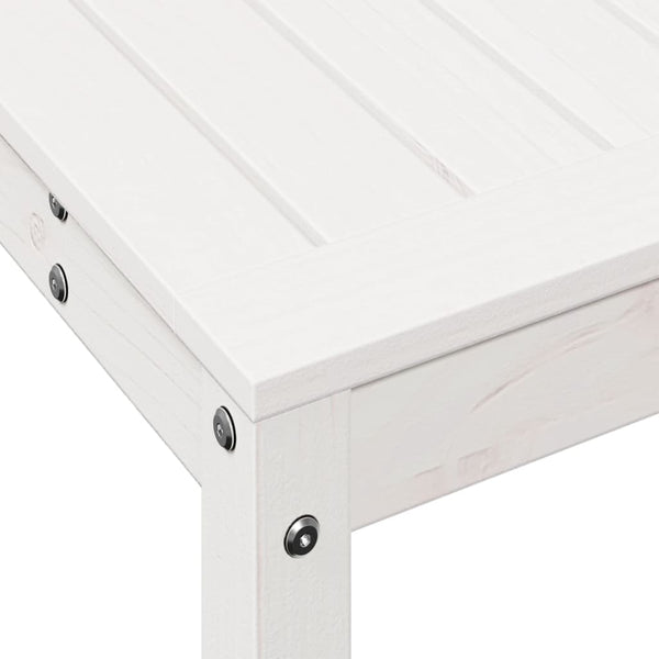 Pflanztisch Weiß Kiefer Massivholz mit Ablage