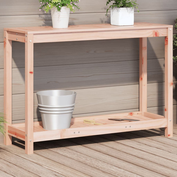Pflanztisch Douglasie mit Ablage 108cm