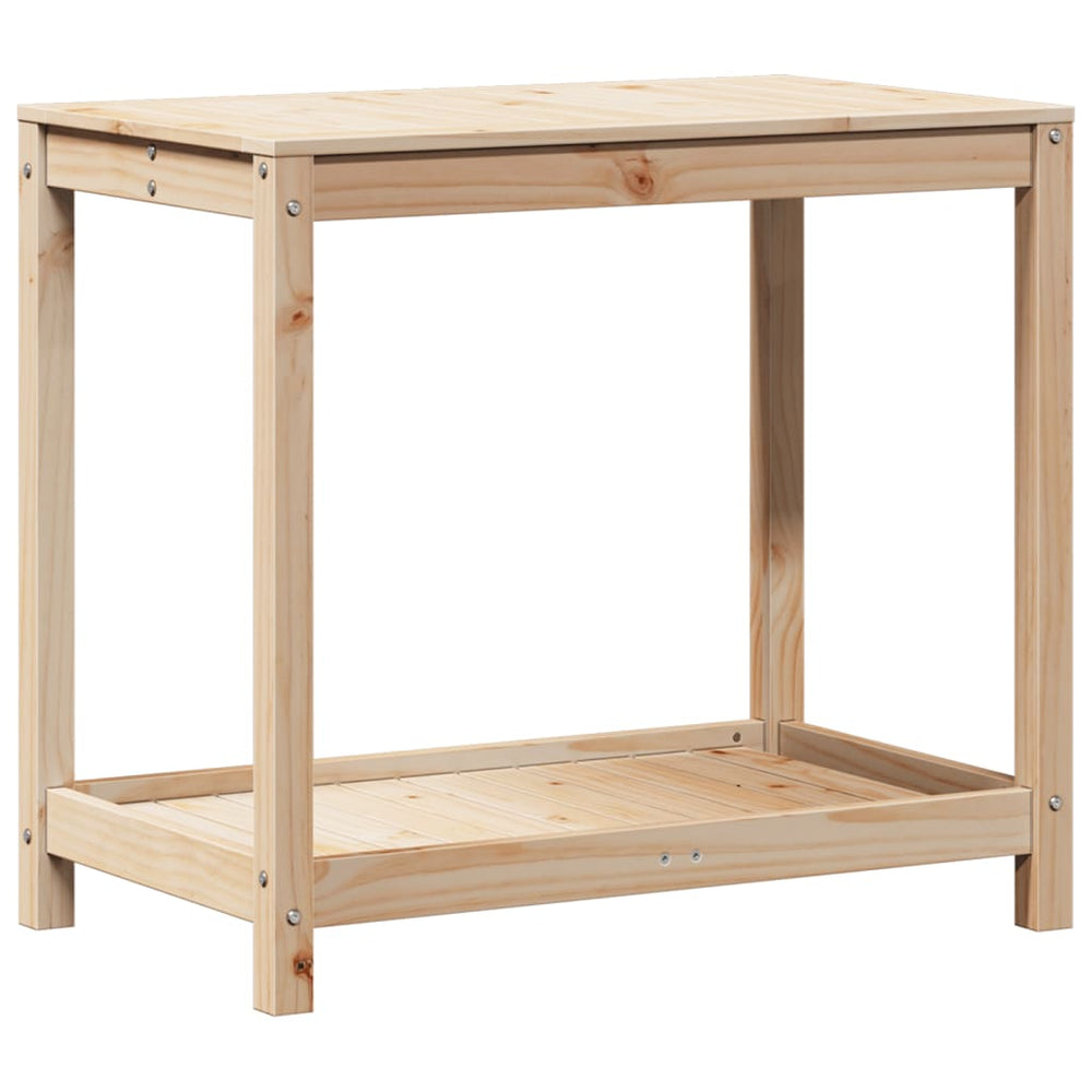 Pflanztisch Kiefer mit Ablage 82,5x50x75cm
