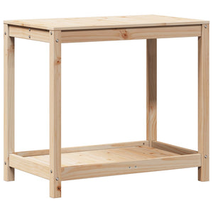 Pflanztisch Kiefer mit Ablage 82,5x50x75cm