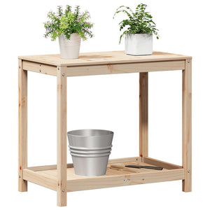 Pflanztisch Kiefer mit Ablage 82,5x50x75cm