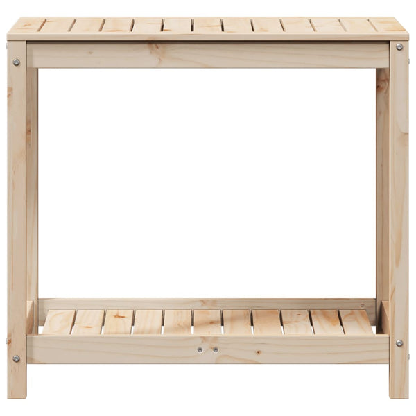 Pflanztisch Kiefer mit Ablage 82,5x50x75cm