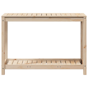 Pflanztisch Kiefer Massivholz mit Ablage