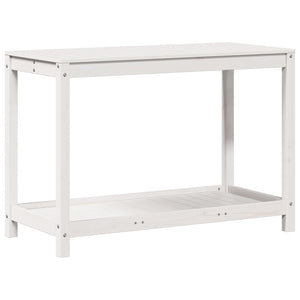 Pflanztisch Weiß Kiefer Massivholz 108cm