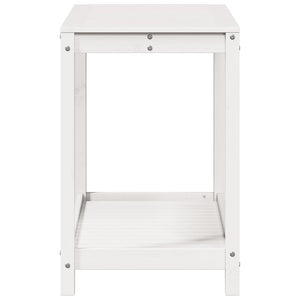 Pflanztisch Weiß Kiefer Massivholz 108cm