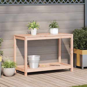 Pflanztisch Douglasie mit Ablage 108cm