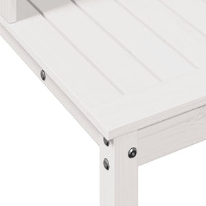 Pflanztisch Weiß Kiefer Massivholz 108cm