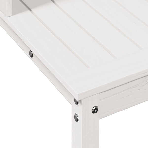 Pflanztisch Weiß Kiefer Massivholz 108cm