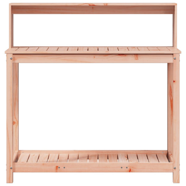 Pflanztisch Douglasie mit Ablagen 108cm