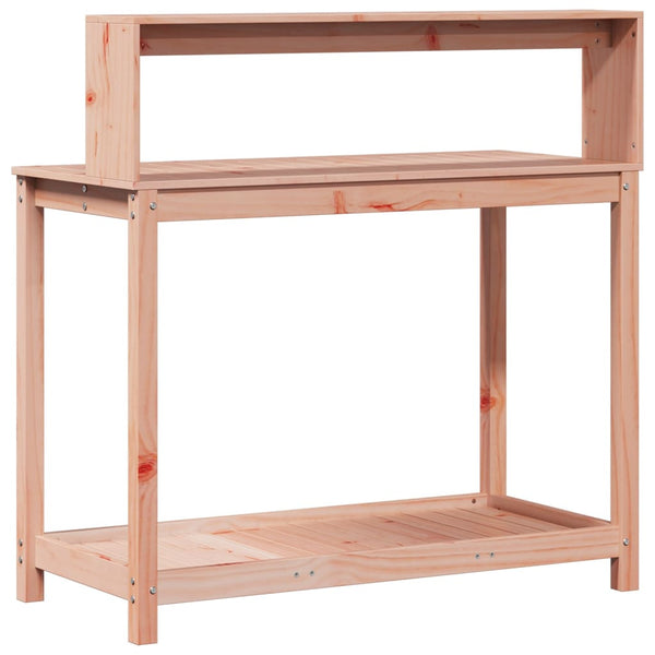 Pflanztisch Douglasie mit Ablagen 108cm