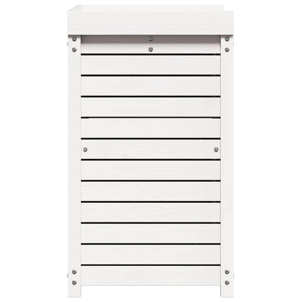 Pflanztisch Weiß Kiefer Massivholz 86,5cm