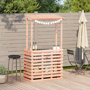 Gartenbar mit Dach aus Kiefernholz