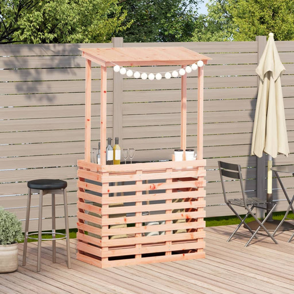 Gartenbar mit Dach aus Kiefernholz