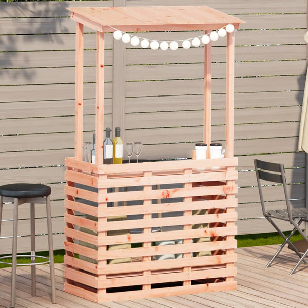 Gartenbar mit Dach aus Kiefernholz