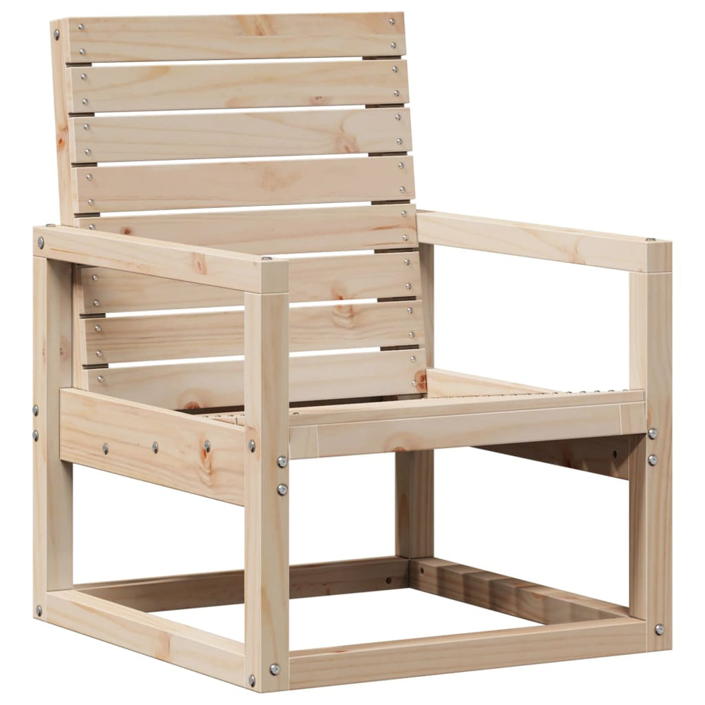 vidaXL Garden Chair 57.5x63x76 cm Solid Pine Wood