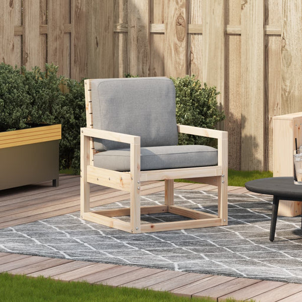 Massivholz Gartenstuhl Kiefer 57,5x63x76 cm