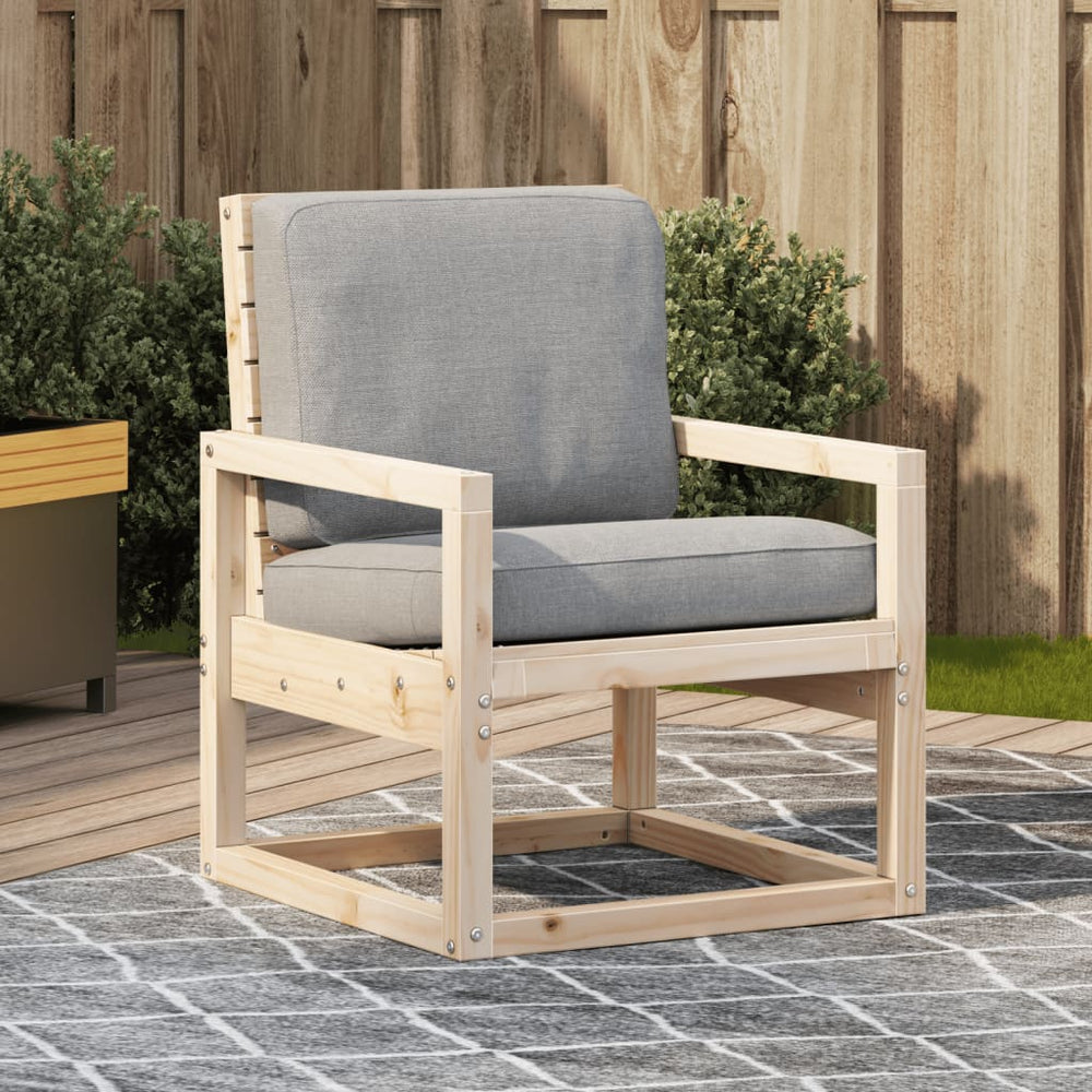 vidaXL Garden Chair 57.5x63x76 cm Solid Pine Wood