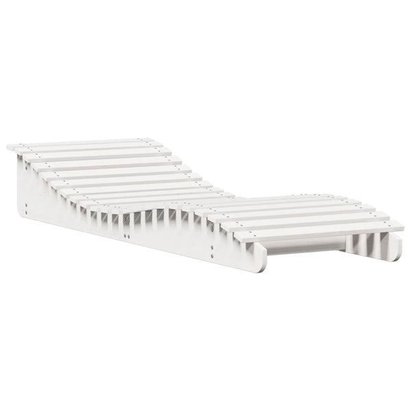 Weiße Kiefer Sonnenliege 205 cm