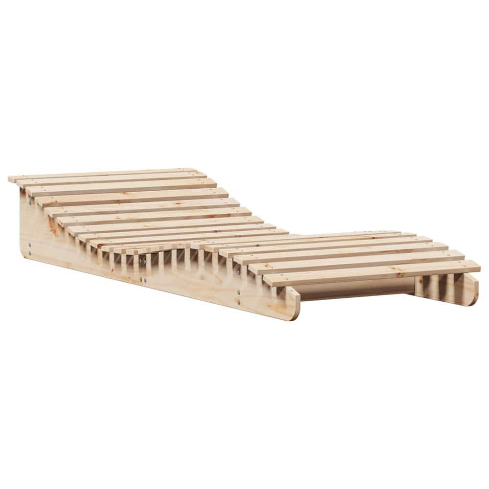 Massivholz Sonnenliege Kiefer 205 cm