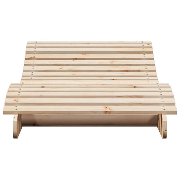 Massivholz Sonnenliege Kiefer 205 cm