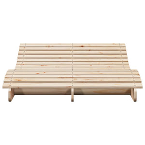 Sonnenliege Kiefer Massivholz 205 cm