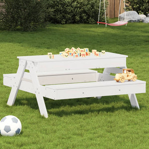 Picknicktisch mit Sandkasten für Kinder
