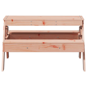 Kinder Picknicktisch Massivholz Douglasie 88x97 cm