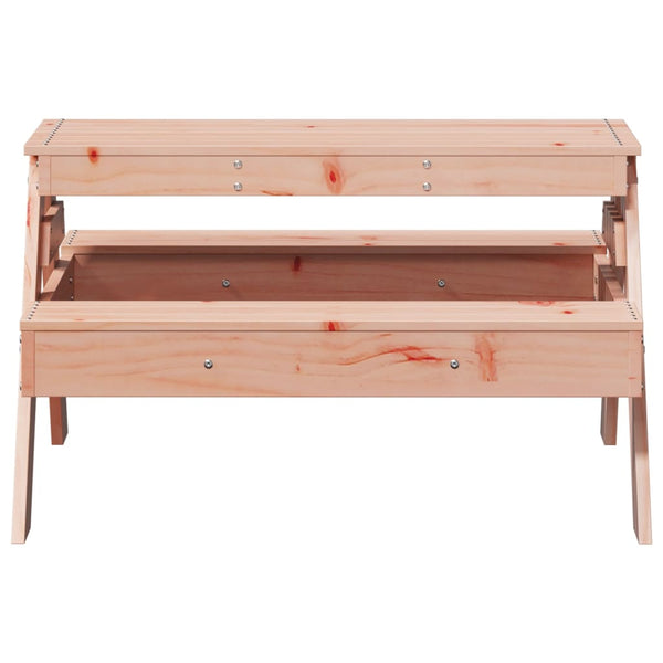Kinder Picknicktisch Massivholz Douglasie 88x97 cm
