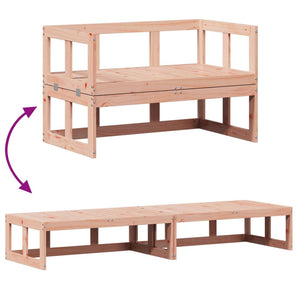 2-in-1 Gartensofa Douglasie Massivholz