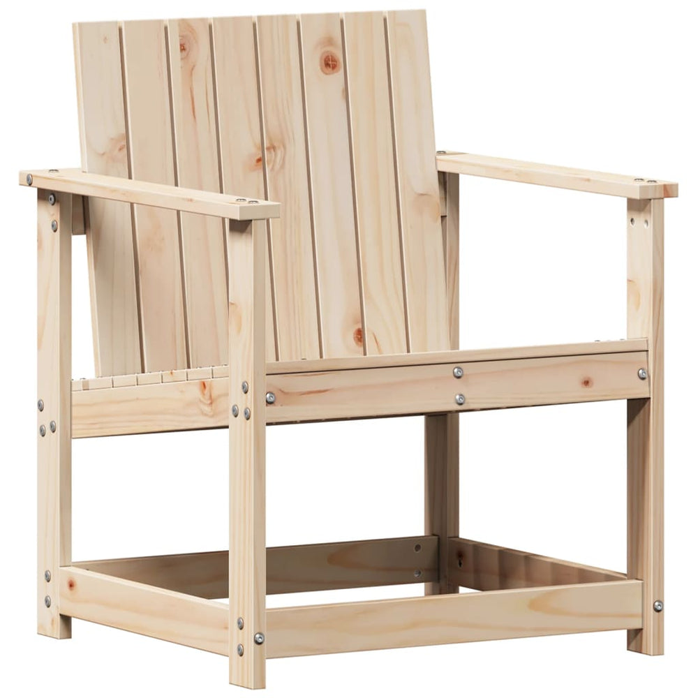 vidaXL Garden Chair 62x56x77 cm Solid Pine Wood