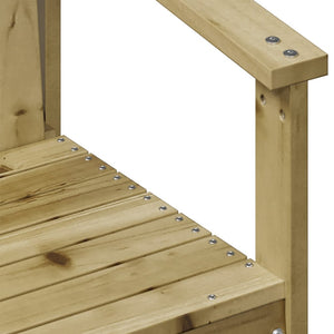 Gartenstuhl Kiefernholz Imprägniert 62x56x77 cm