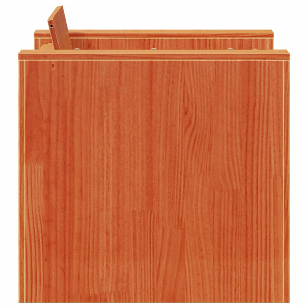Gartensessel Kiefer Massivholz Wachsbraun