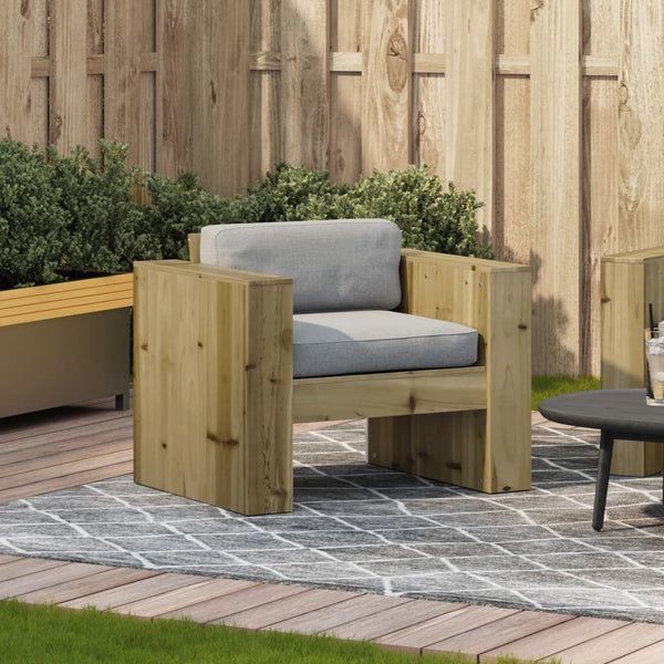 Gartensessel Kiefernholz Imprägniert 79x60x62 cm