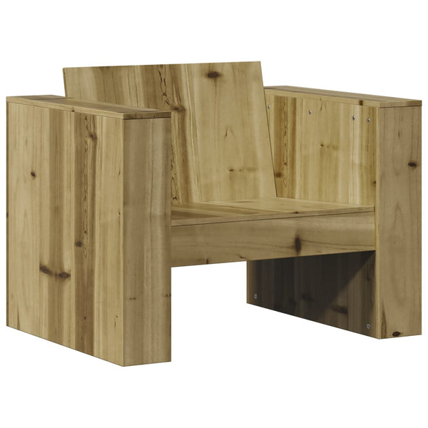 Gartensessel Kiefernholz Imprägniert 79x60x62 cm