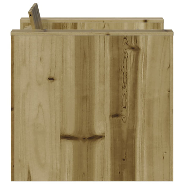 Gartensessel Kiefernholz Imprägniert 79x60x62 cm